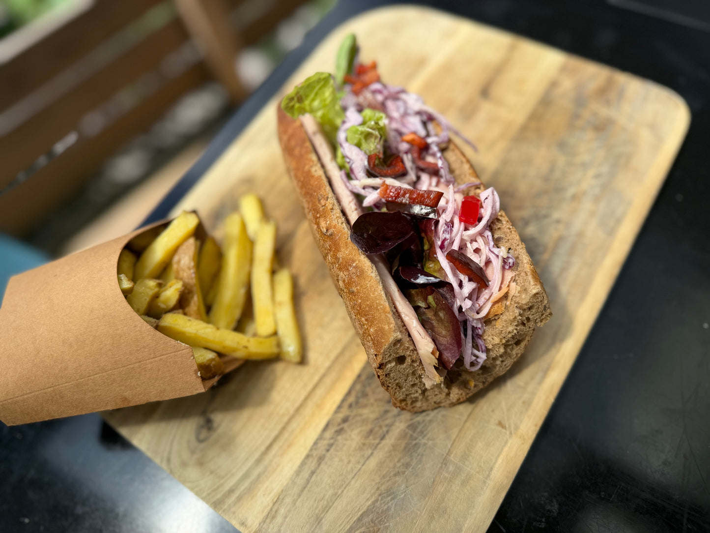 Biquet des Hauts (sandwich chaud)